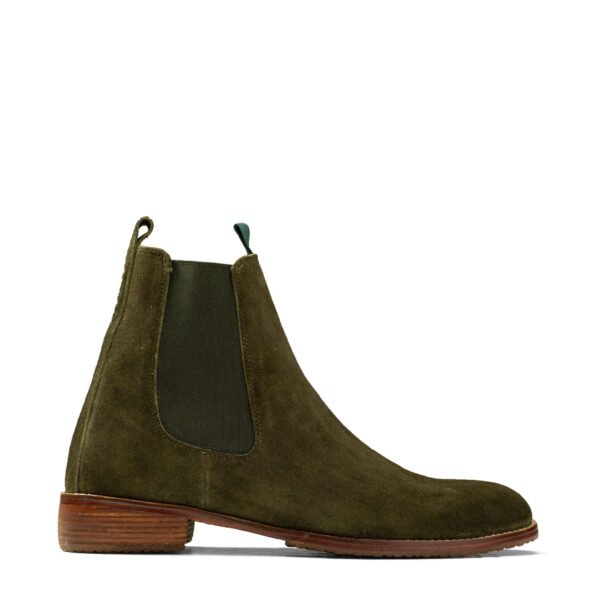 Suede Chelsea Boot Olive