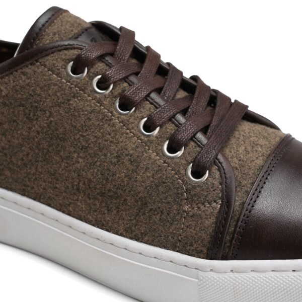 Wool Sneakers in Brown - Image 3