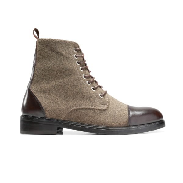 Wool Brown CapToe Boot