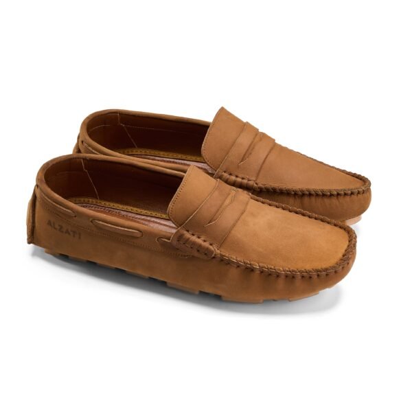 Moccasin shoes - Tan - Image 2