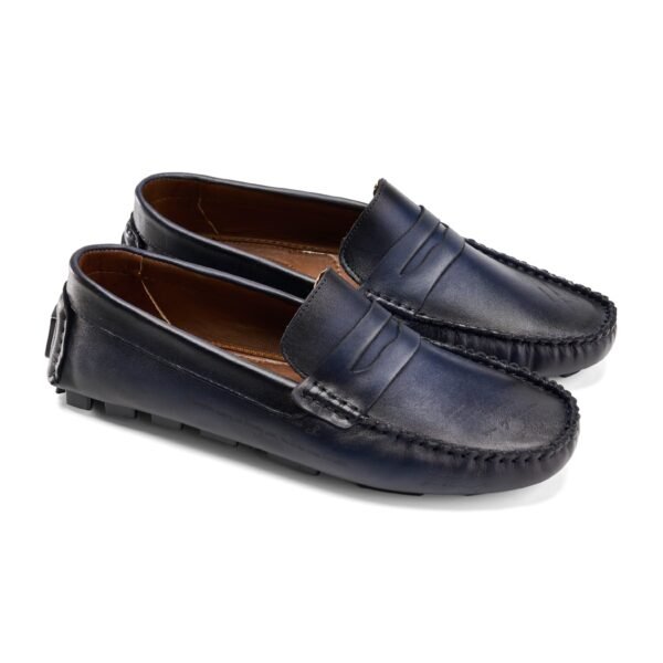 Calli Moccasin - Navy - Image 2