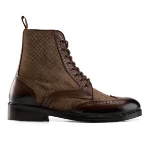 Old Town Brogue Boot - Brown